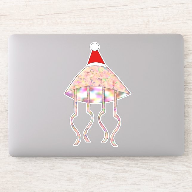 Adesivo Jellfish do Partido de Natal (Computador)