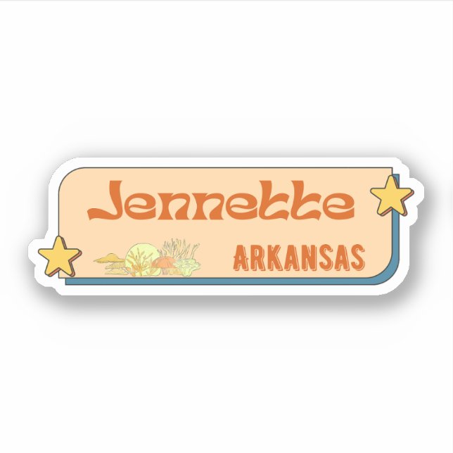 Adesivo Jennette, Arkansas Sticker (Frente)