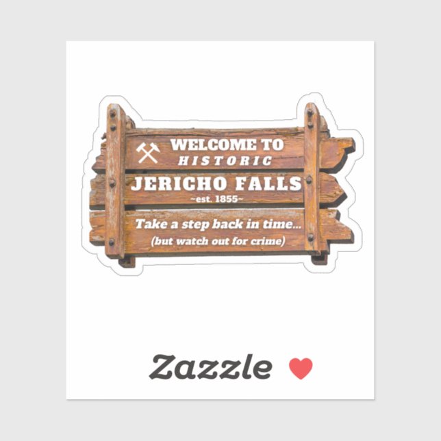 Adesivo Jericho Falls Sticker (Folha)