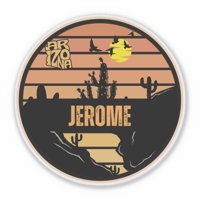 Adesivo Jerome, Arizona (Frente)