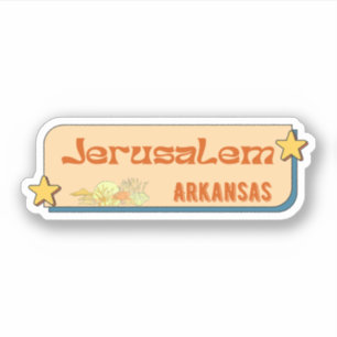 Adesivo Jerusalém, Arkansas Sticker