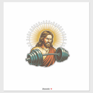 Adesivo Jesus Acidentalmente Adicionando Muito Peso Falha
