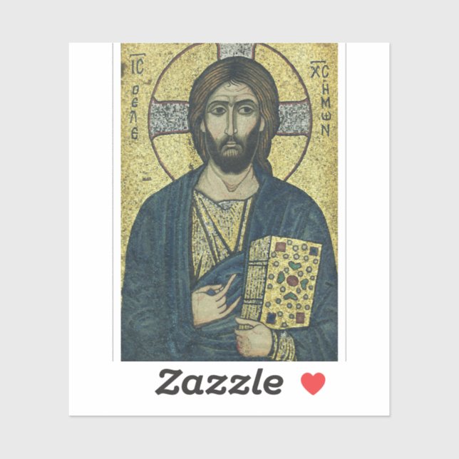 Adesivo Jesus Cristo Pantocrator (Folha)