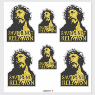 Adesivo Jesus Cristo - Salvador Não Religião