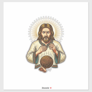 Adesivo Jesus Derrubou Bola Medicinal Pesada Dor no Pé Hum