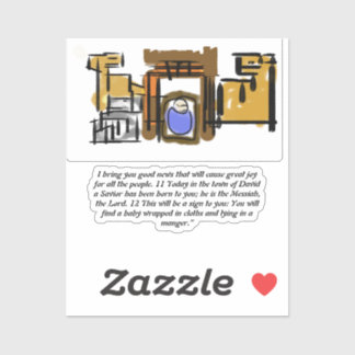 Adesivo Jesus é nascer