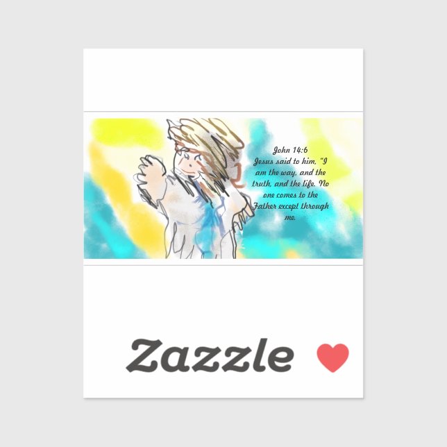 Adesivo Jesus é o caminho (Folha)