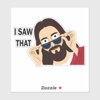 Adesivo Jesus, Eu Vi Isso