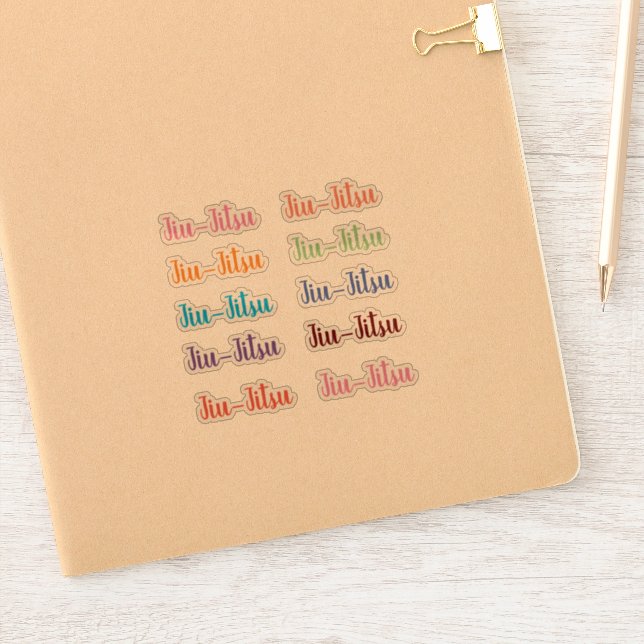 Adesivo Jiu-Jitsu Stickers (Notebook)
