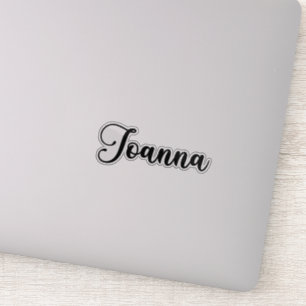 Adesivo Joanna Name - Caligrafia manuscrita
