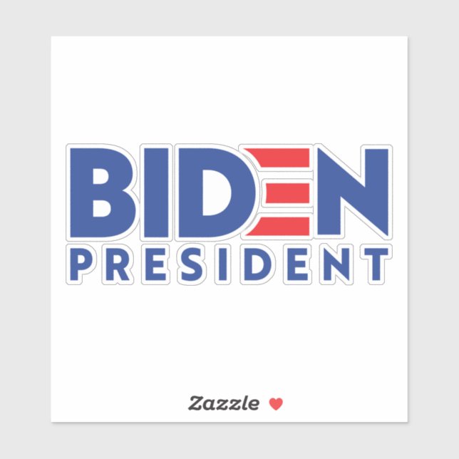 Adesivo Joe Biden 2020 Biden para Presidente (Folha)