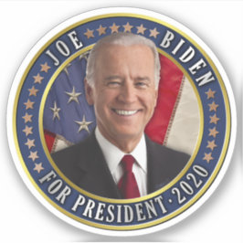 Adesivo Joe Biden para Presidente 2020 Foto Democrata