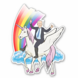 Adesivo Joe Biden Unicorns & Rainbows