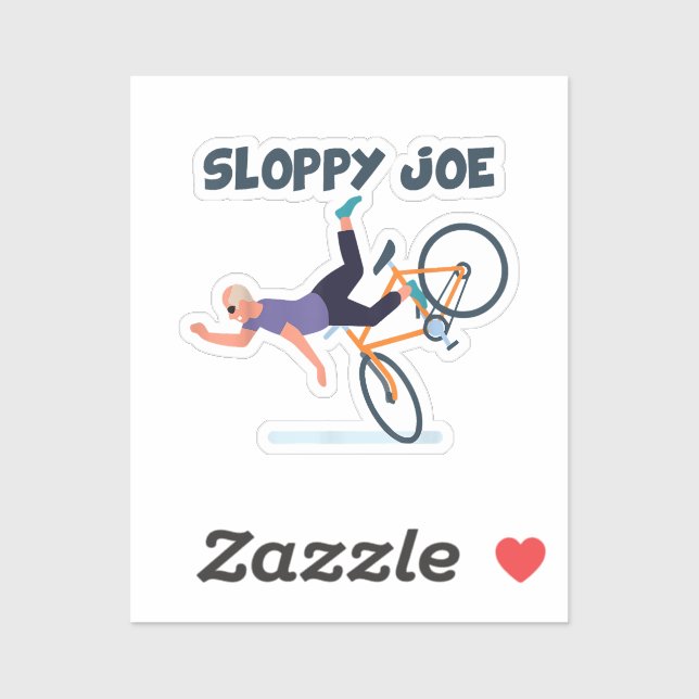 Adesivo Joe Funny Biden Shirt Sloppy Joe Biden Funn (Folha)