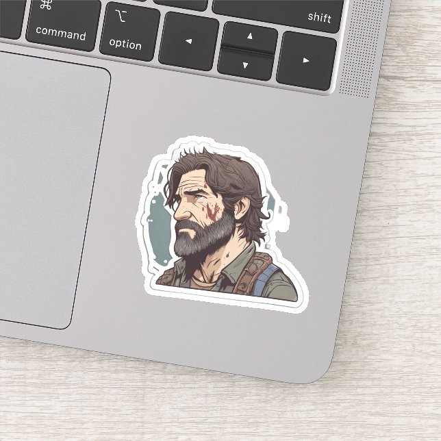 Adesivo Joel Miller Badass (Detalhe)