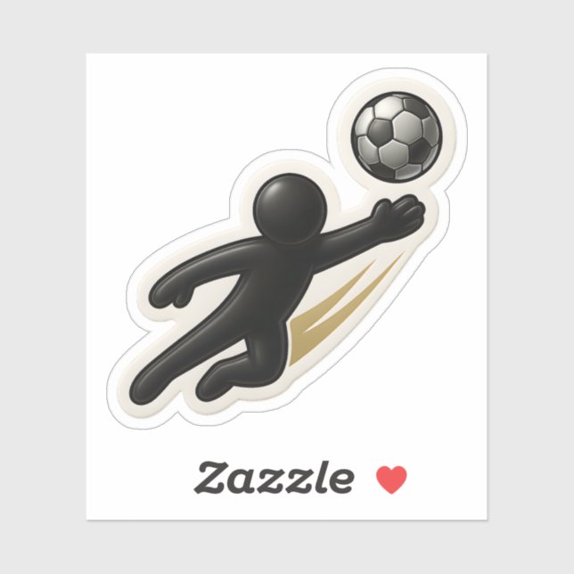 Adesivo Jogador de futebol (Folha)