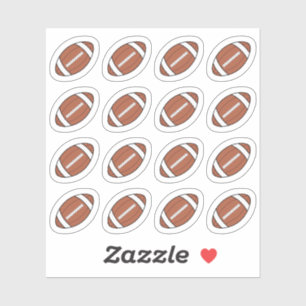 Adesivo Jogador de Lembrete do Jogo de Futebol Americano