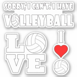Adesivo Jogo de Voleibol ou Esportes em Equipe