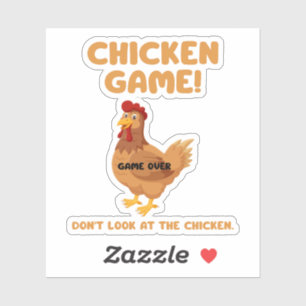 Adesivo Jogo do Frango Não Olhe para o Frango