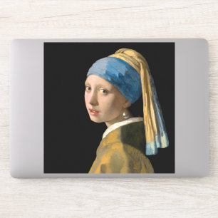 Adesivo Johannes Vermeer - Rapariga com um Ouriço de Pérol