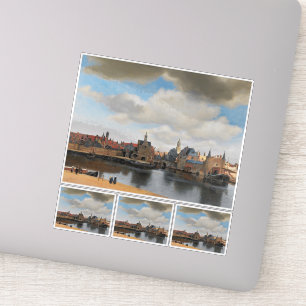 Adesivo Johannes Vermeer, van Deft, View of Delft