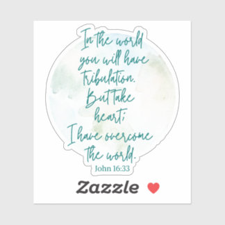 Adesivo John 16:33