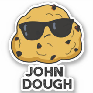 Adesivo John Dough Funny Baking Pun