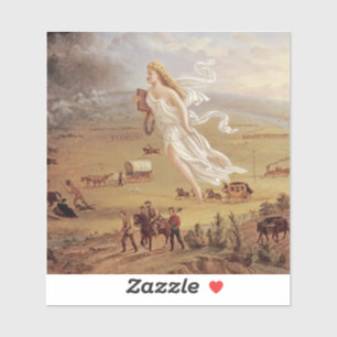 Adesivo John Gast - Progresso Americano