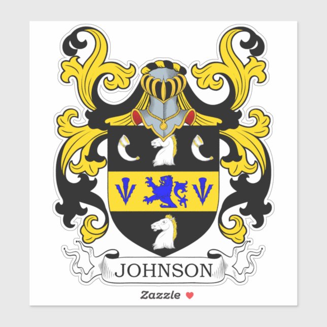 Adesivo Johnson Family Crest (Folha)