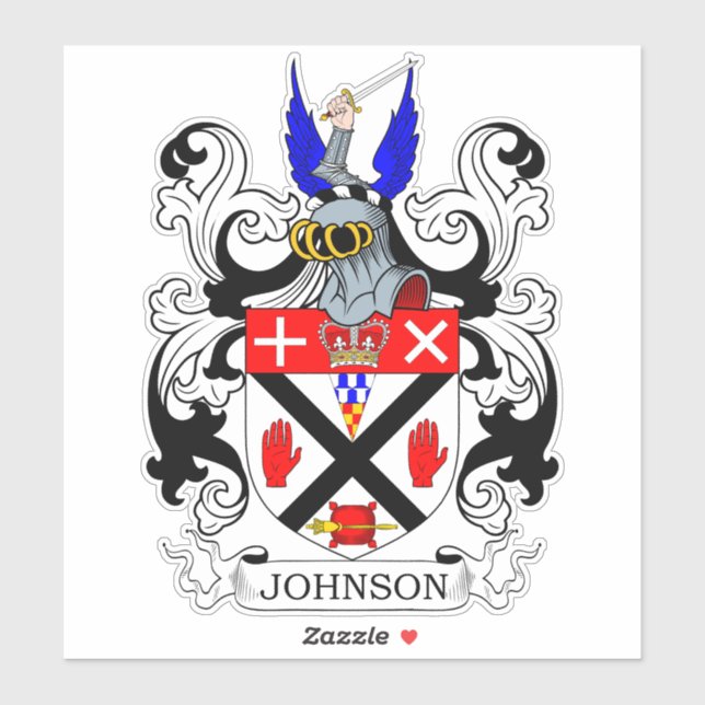 Adesivo Johnson Family Crest (Folha)