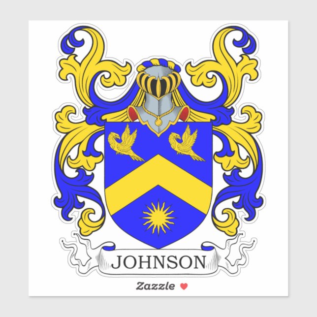 Adesivo Johnson Family Crest (Folha)