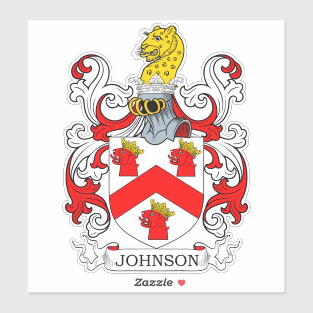 Adesivo Johnson Family Crest (Folha)