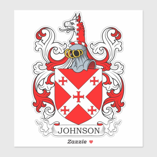 Adesivo Johnson Family Crest (Folha)