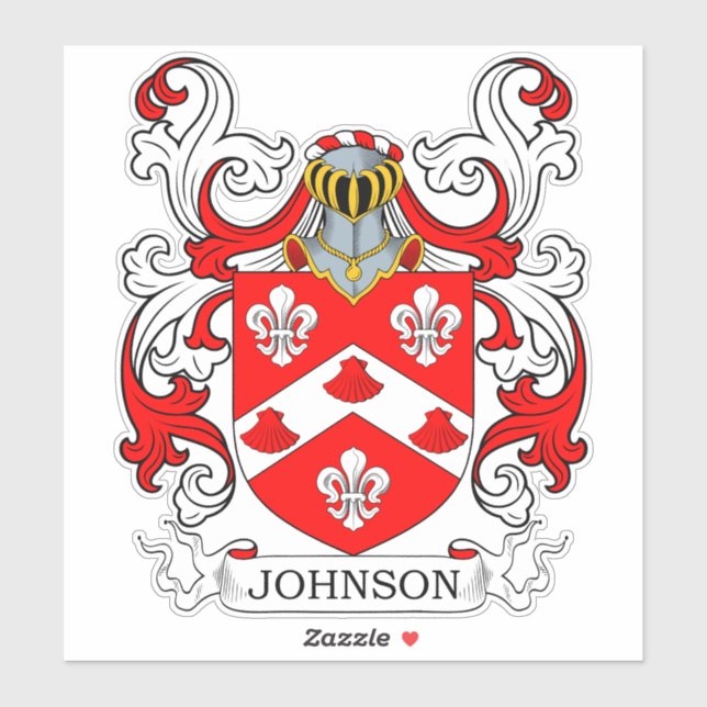 Adesivo Johnson Family Crest (Folha)