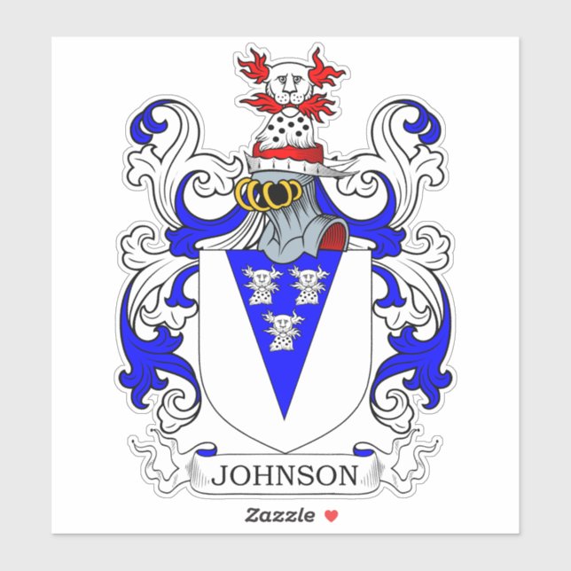 Adesivo Johnson Family Crest (Folha)