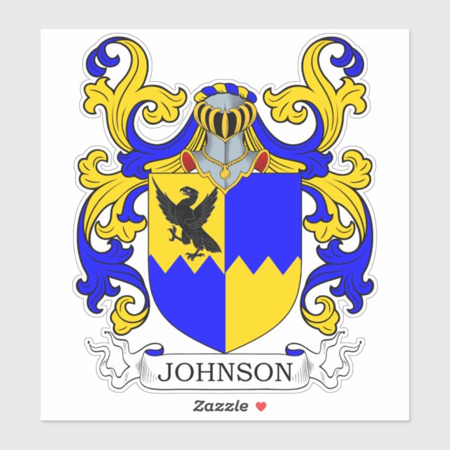 Adesivo Johnson Family Crest (Folha)
