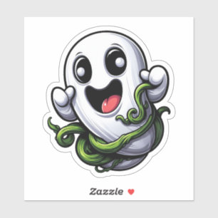Adesivo Jolly Ghost - Estilo de Cartoon