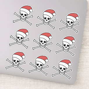 Adesivo Jolly Roger envenenou papais noeis piratas