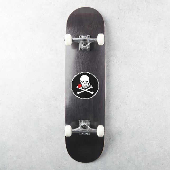 Adesivo Jolly Roger (Rosa) Vinyl Sticker (Skate)