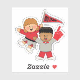 Adesivo JollyKins Cheerleaders Red & Gray