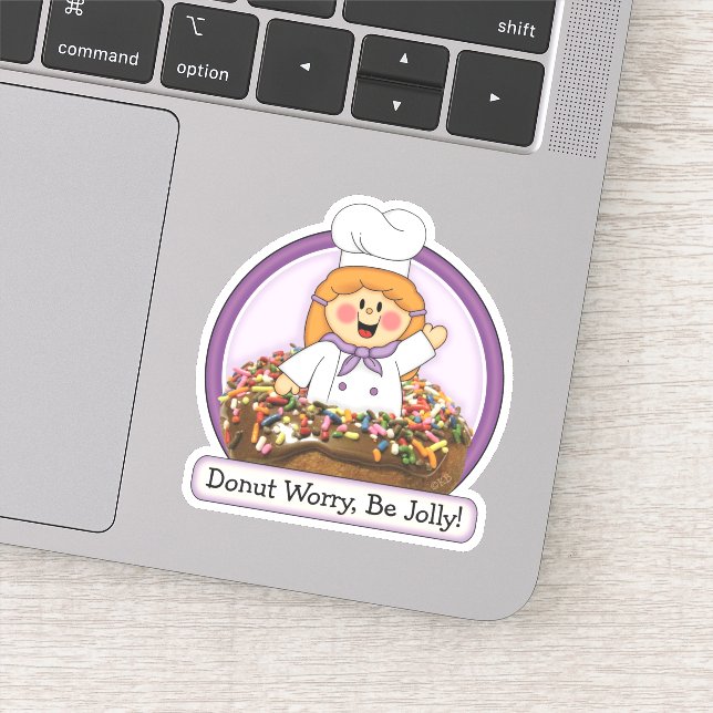 Adesivo JollyKins Donut Roxo (Detalhe)