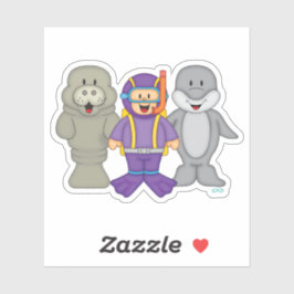 Adesivo JollyKins Scuba Amigos