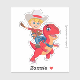 Adesivo Jon e Blitz   Dino Ranch
