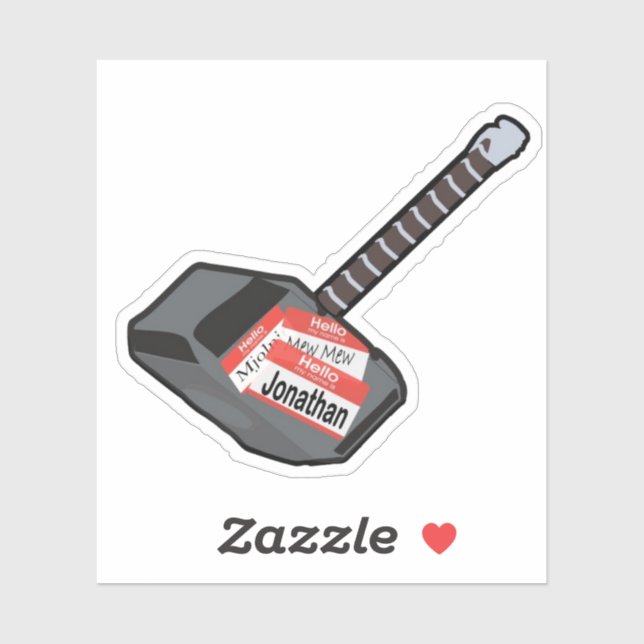 Adesivo Jonathan Hammer Sticker (Folha)