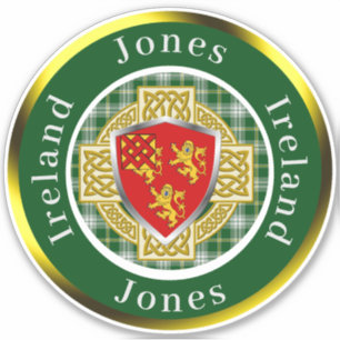 Adesivo Jones Shield & Celtic Cross Personalizado