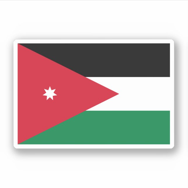 Adesivo Jordan Flag (Frente)