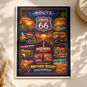 Adesivo Jornada Gráfica Retro pela Estrada do Sudoeste