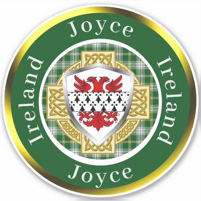 Adesivo Joyce Shield & Celtic Cross Personalizado (Frente)