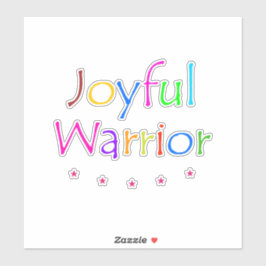 Adesivo Joyful Warrior