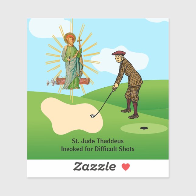 Adesivo Jude Thaddeus e Pânico Duffer (Folha)